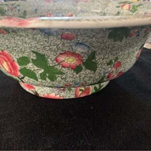 Floral Patterned Ceramic Bowl